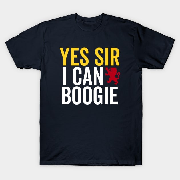 Yes Sir I Can Boogie Scotland Lion T-Shirt by teecloud